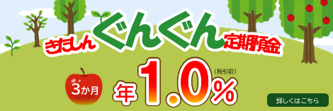 きたしん ぐんぐん定期預金